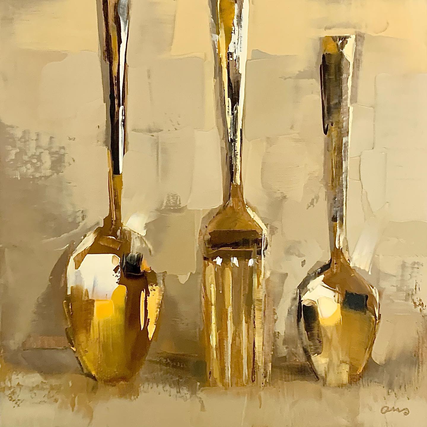 大色块静物油画,油画静物花卉色块