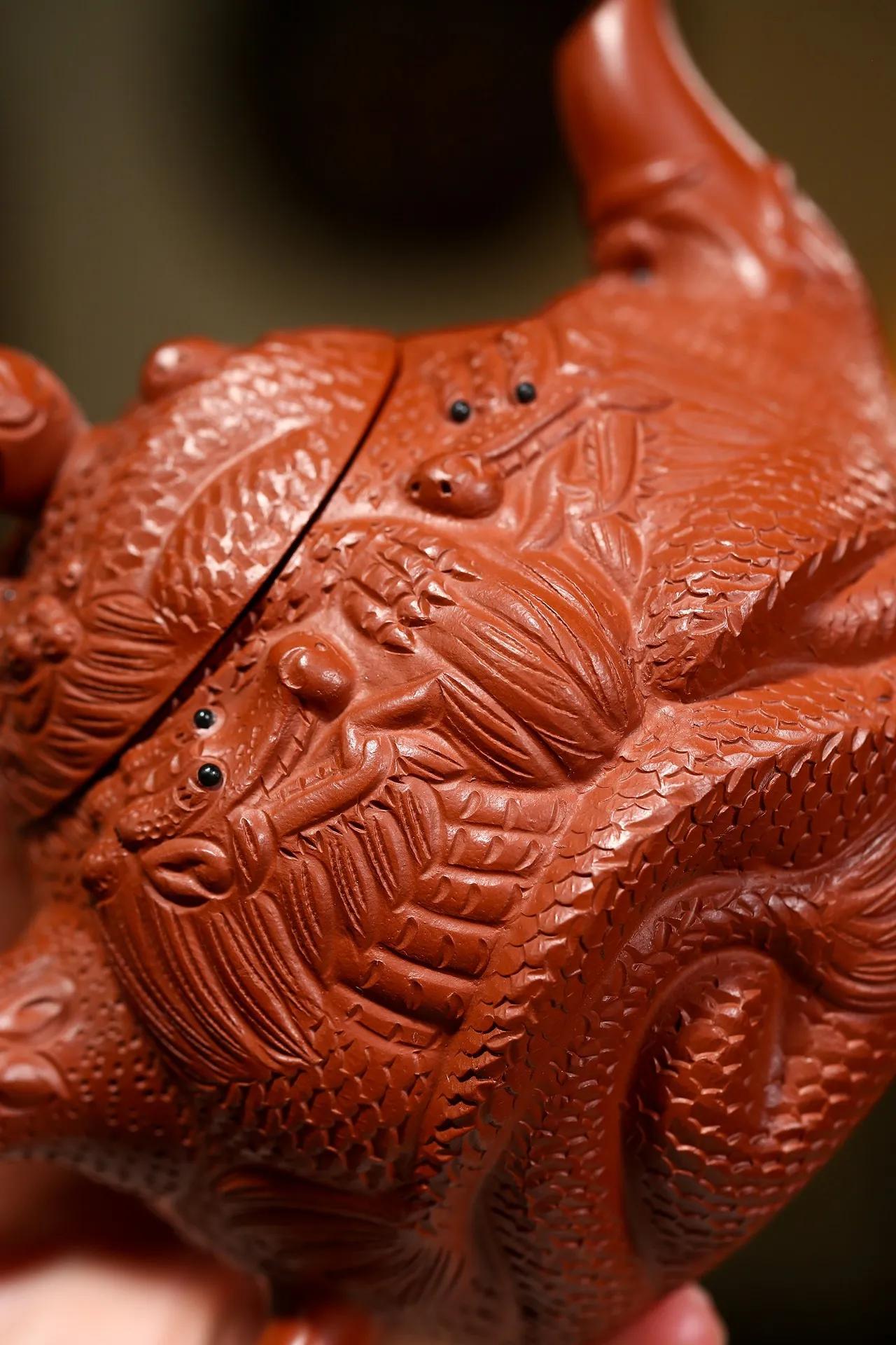 九龙至尊紫砂壶老紫泥,九龙至尊壶视频