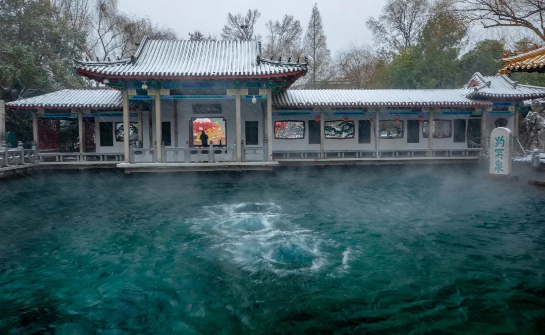 冬天的济南美丽雪景,济南的冬天平常与不平常的冬景