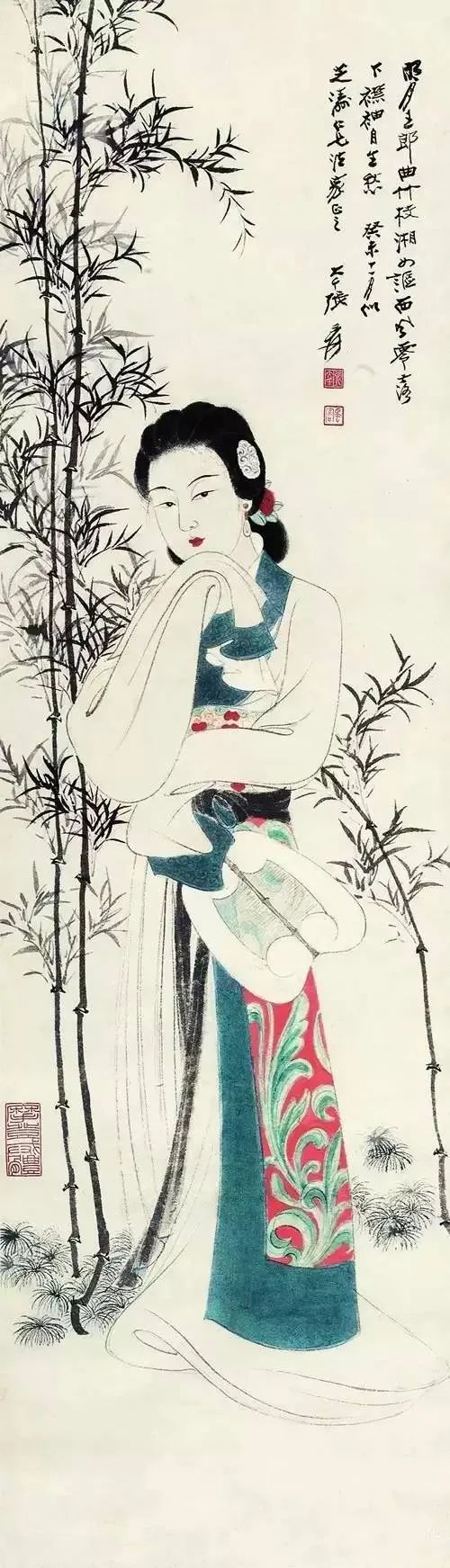 张大千最好的4幅画,盘点张大千的50幅作品