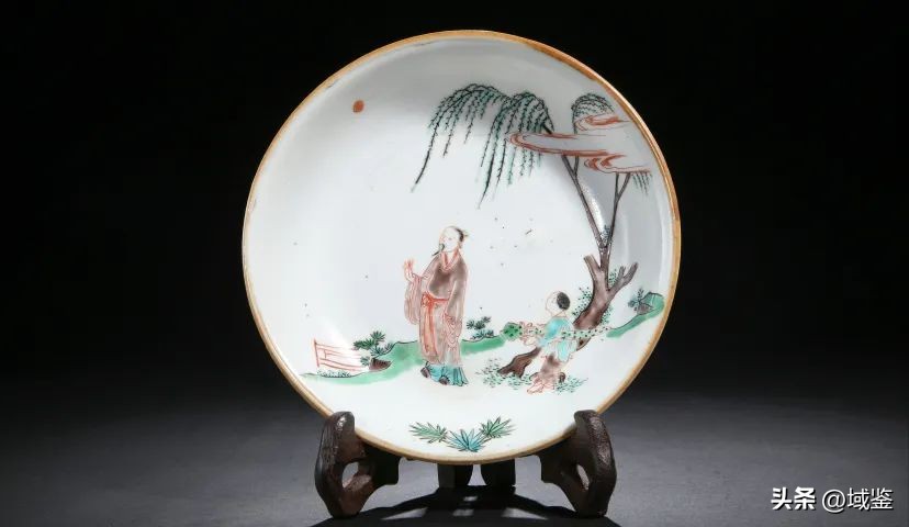 釉上五彩,釉上五彩富贵花