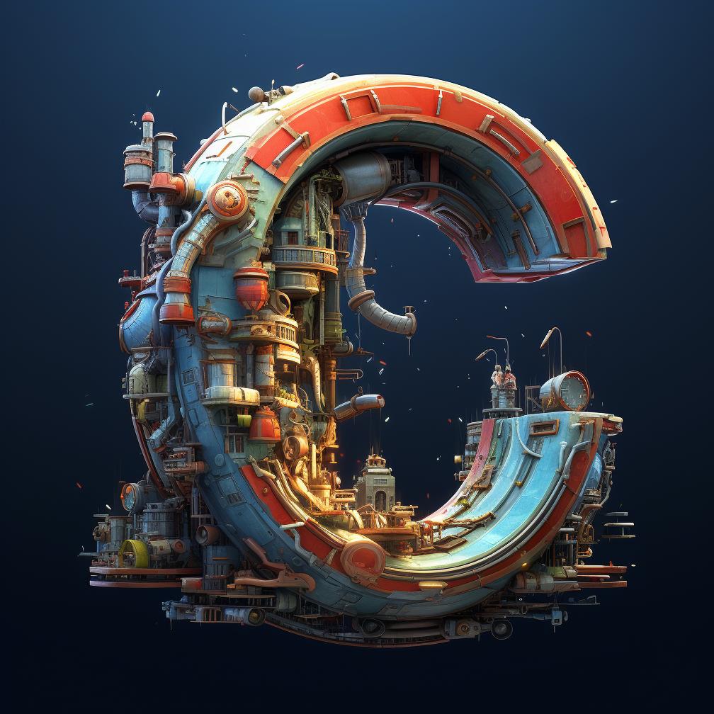 字母p的线条感设计,高级字母设计