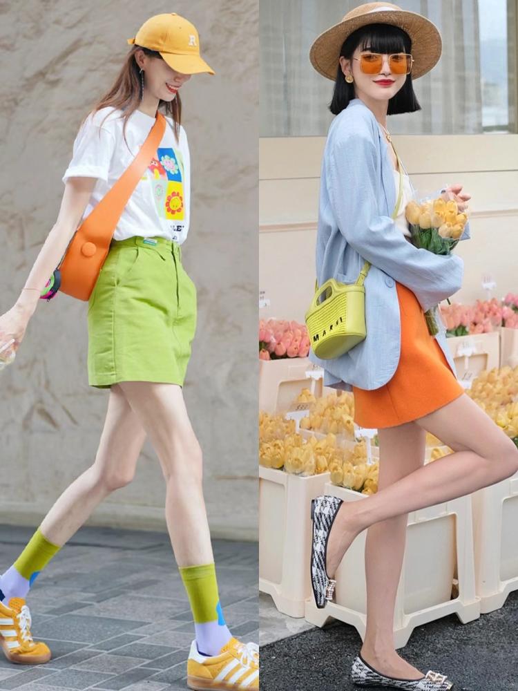 多巴胺穿搭怎么穿成蓝色系,夏日多巴胺高级感穿搭合集