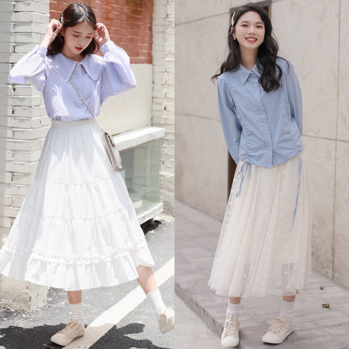 裙子越来越好看穿搭技巧,活力四射的裙子穿搭让你魅力倍增