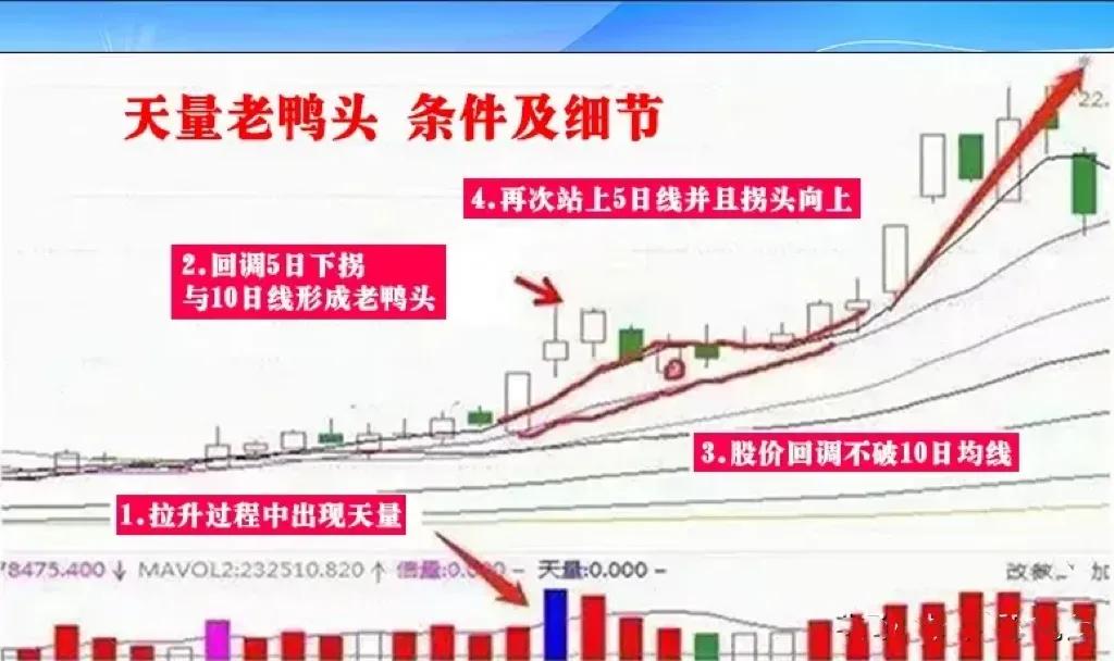 老鸭头主升浪形态图和成交量,通达信老鸭头选股指标专抓主升浪