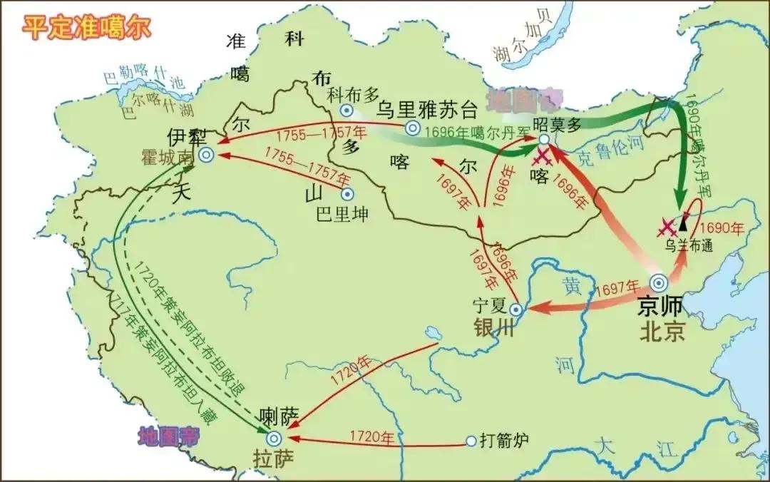 准噶尔灭亡的原因,准噶尔史