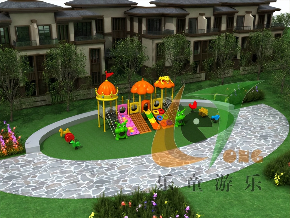 成都小区儿童滑梯厂家,成都小区滑梯游乐设备安装厂家