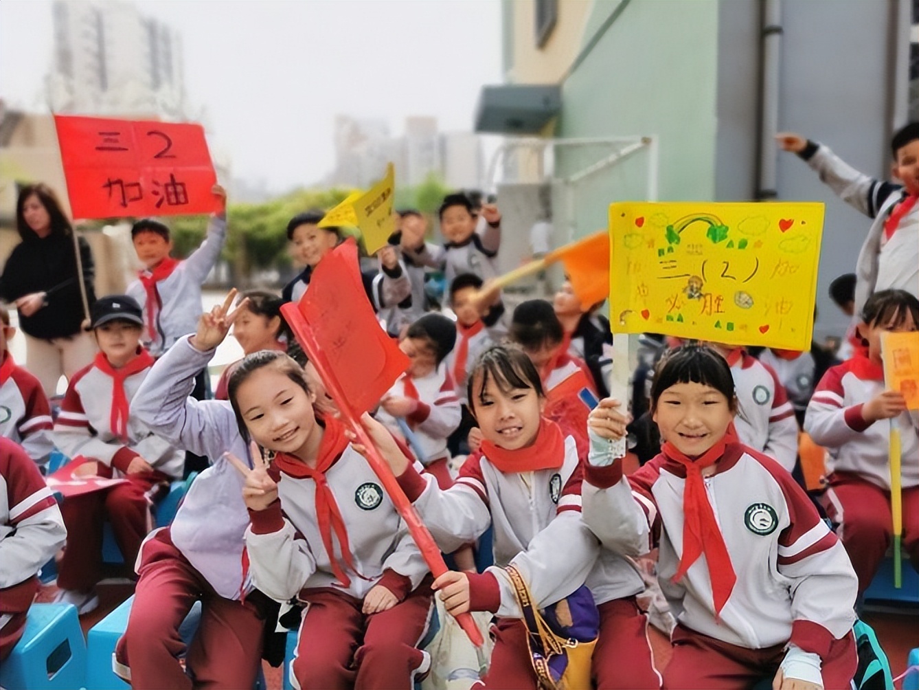 金润小学运动会一年四班入场式,西马金润小学运动会
