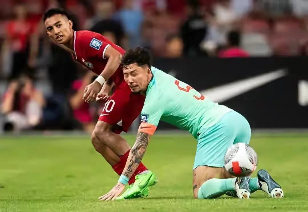 中国男足4-1新加坡集锦,中国男足赢了新加坡后的庆祝场面