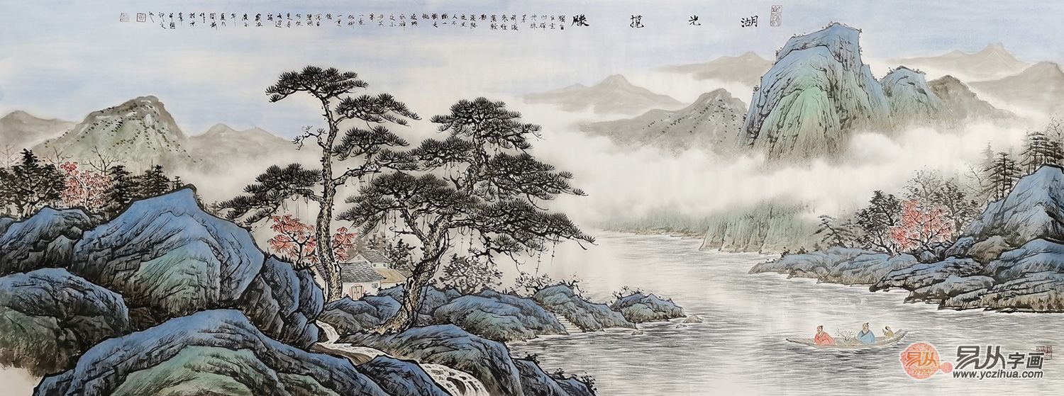 办公室字画装修风格,轻奢风装修的办公室适合挂什么画