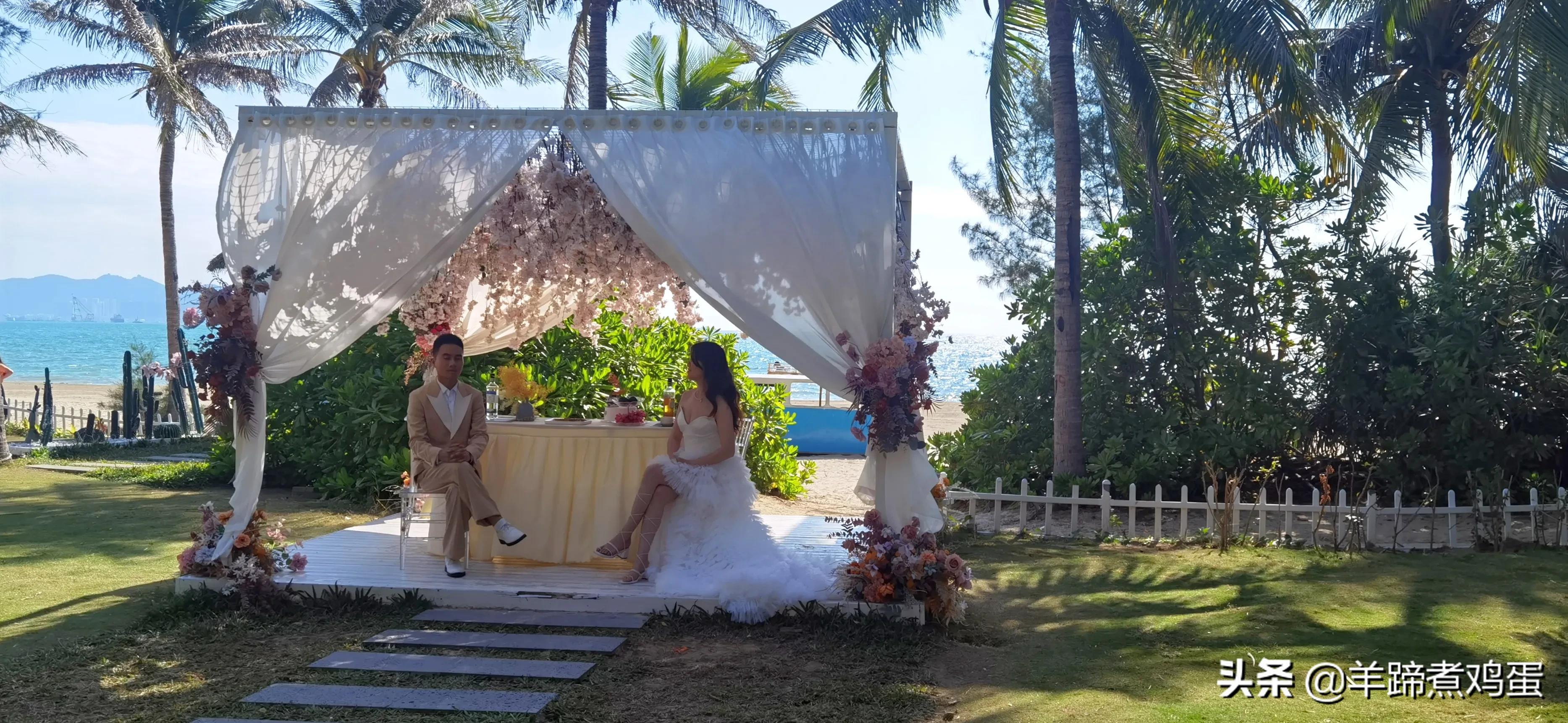 三亚椰梦长廊日落绝美,三亚湾椰梦长廊看夕阳最佳观赏点