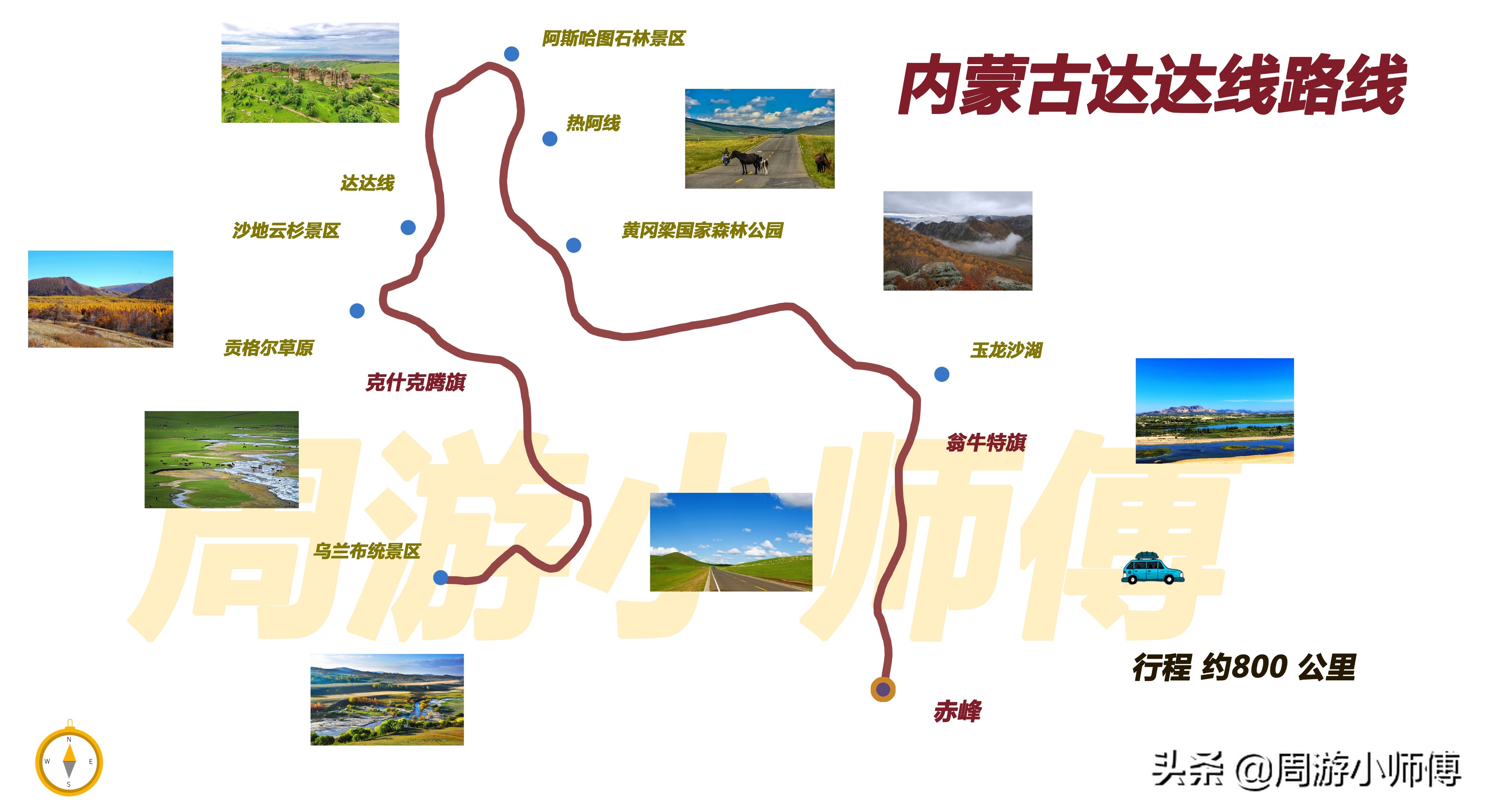 内蒙古经典自驾游路线,内蒙古精品旅游路线推荐