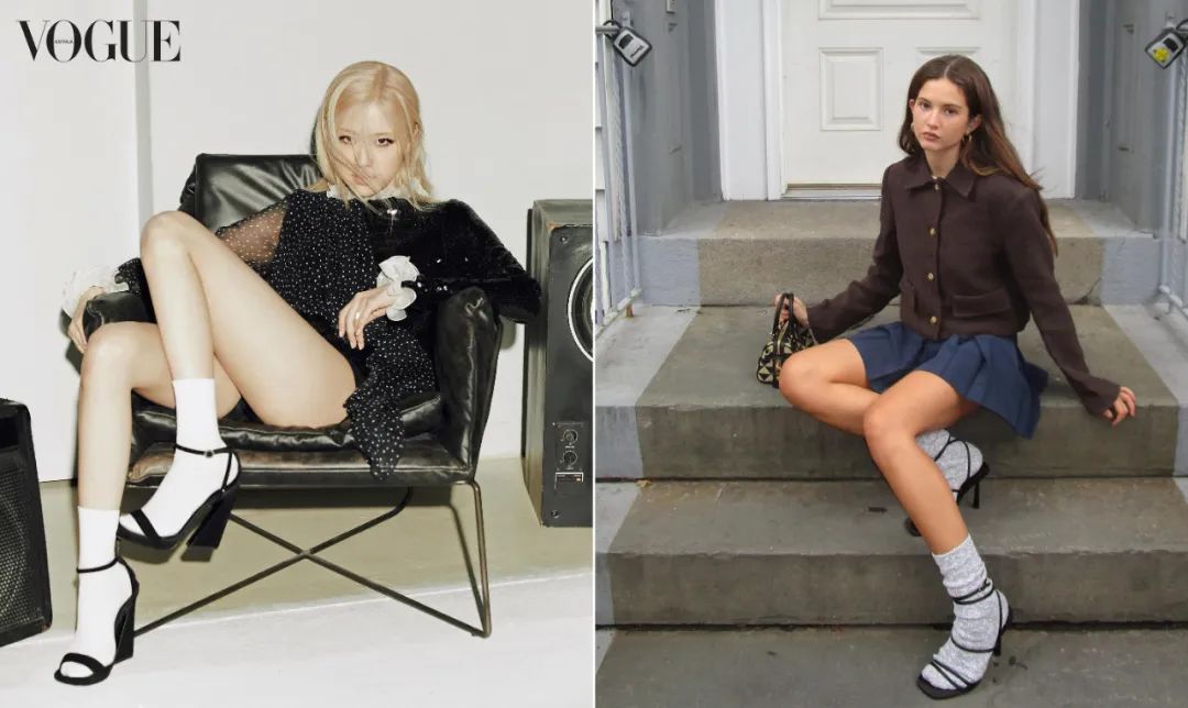 袜套堆堆袜穿法教程,袜套堆堆袜休闲怎么穿