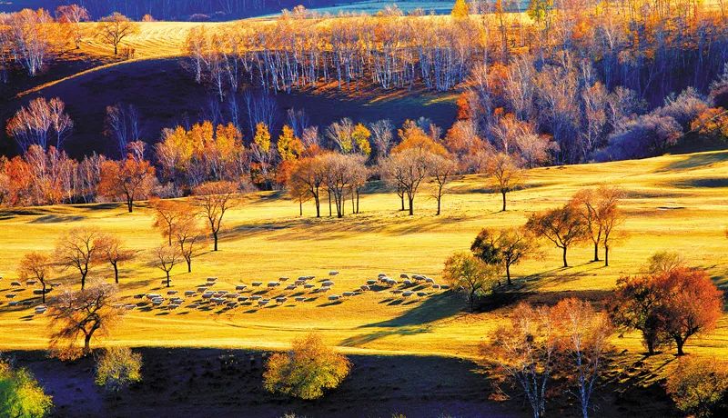 拍点景色,航拍发现深山