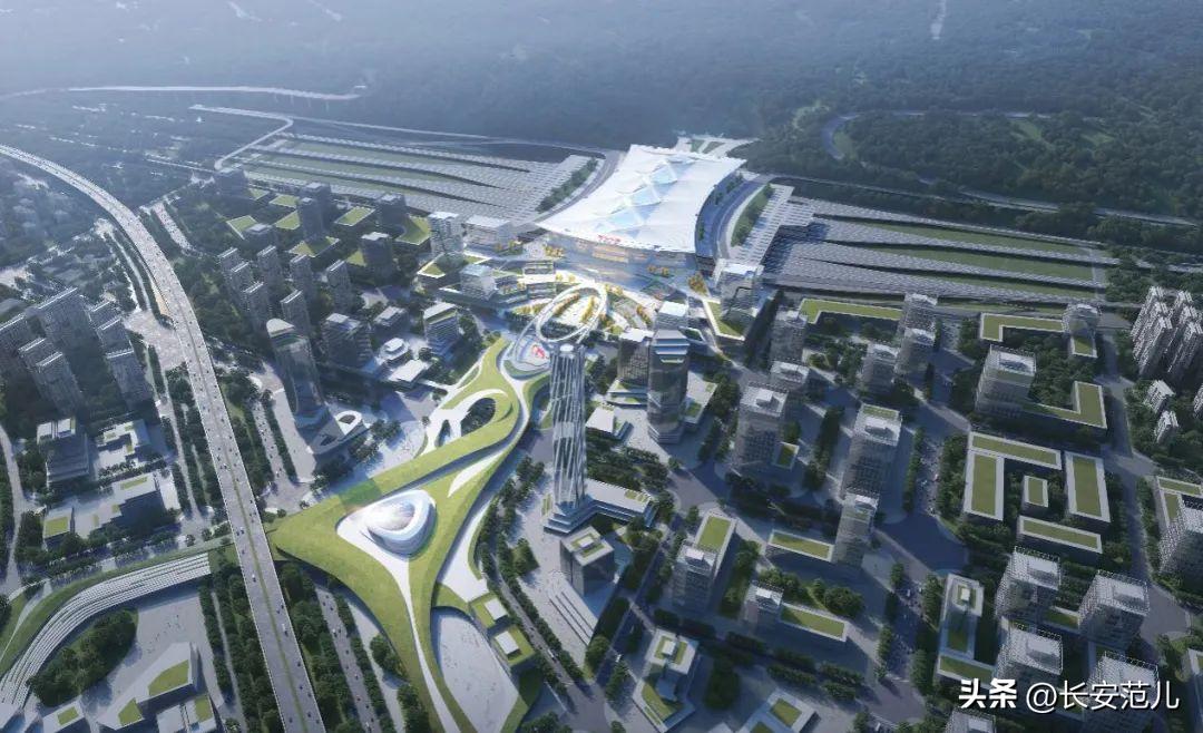 西安东成高铁规划图,西安高铁东站片区最新规划