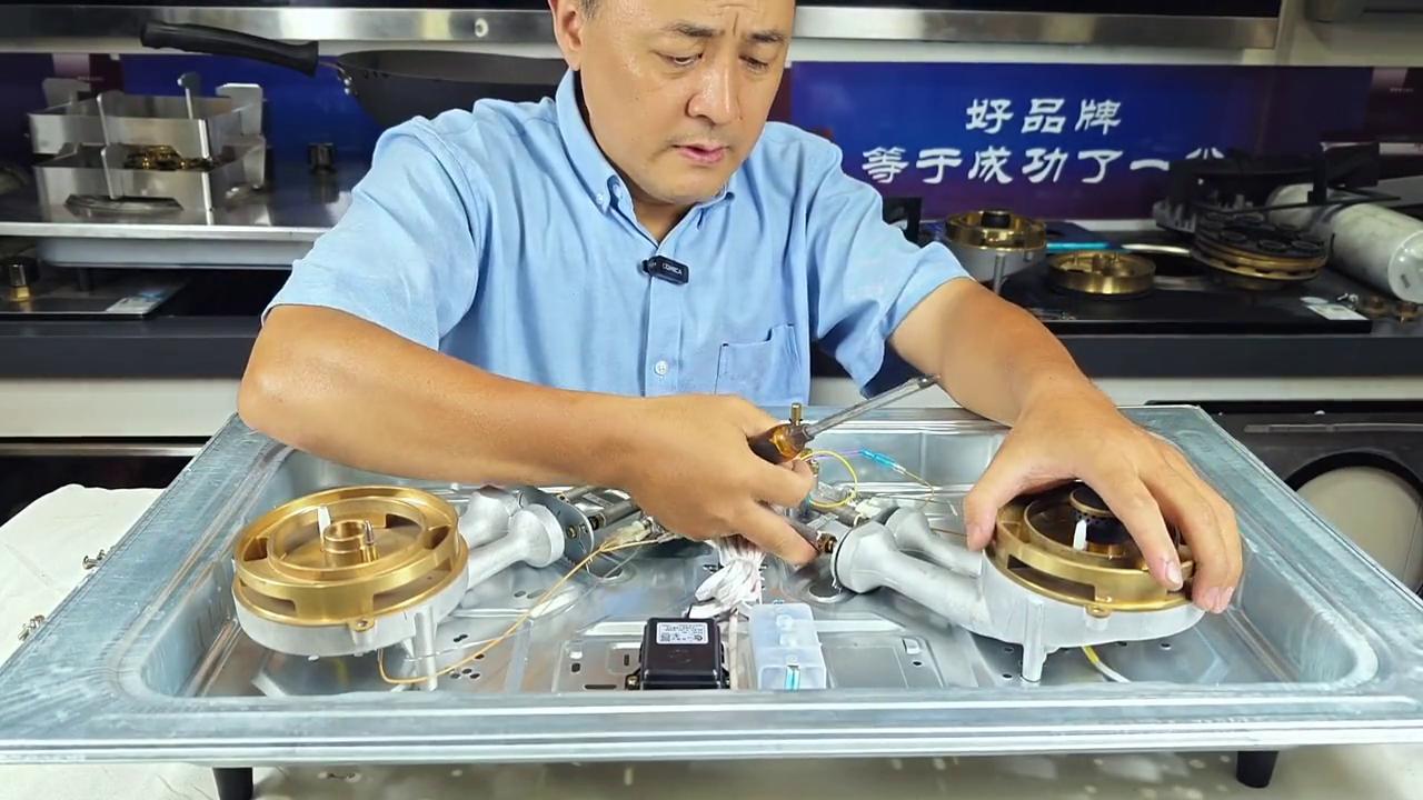 燃气灶单灶拆机视频,燃气灶拆解视频