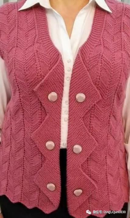 针织背心图片大全女款,针织背心图案大全