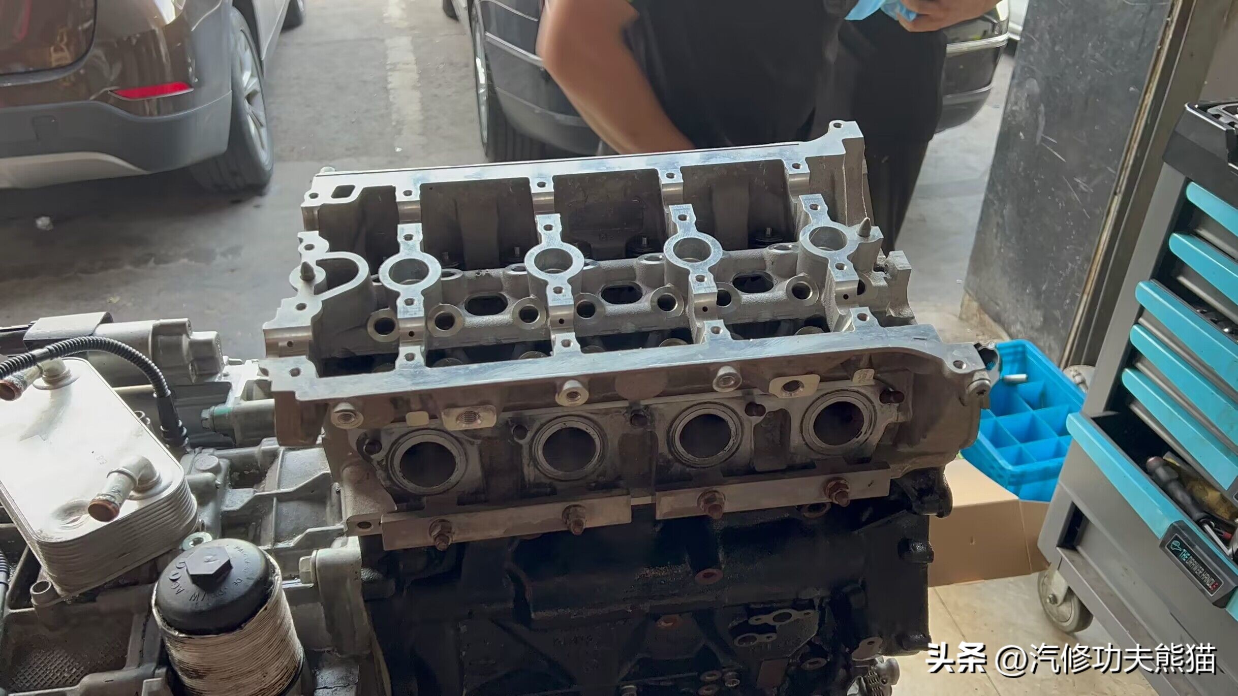 奥迪q3修车,奥迪q3烧机油大修发动机