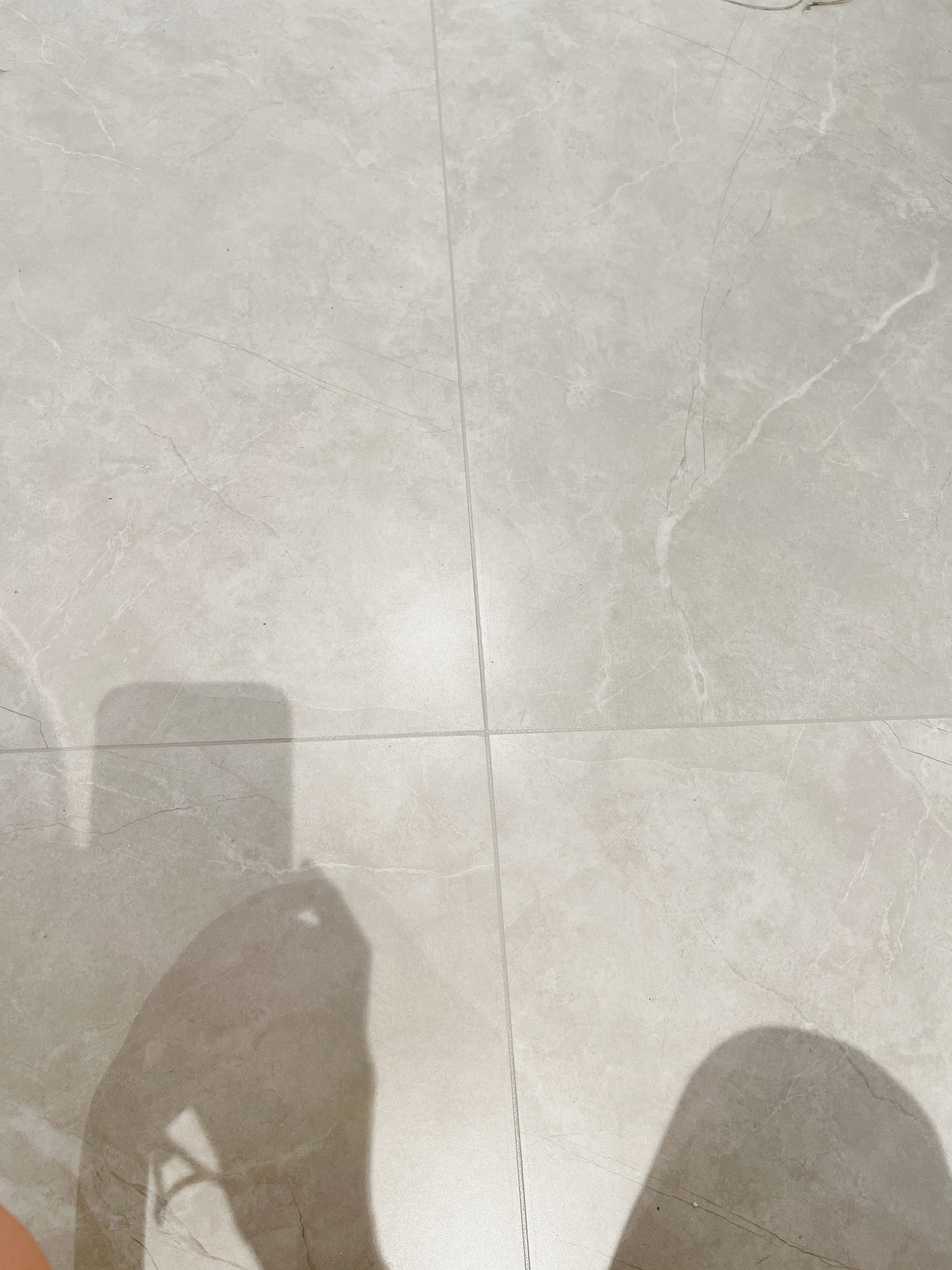 素色柔光砖小户型通铺,全屋通铺瓷砖白色柔光砖