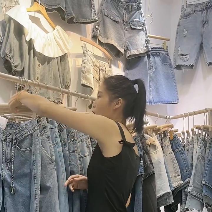 《R1145期》十三行秋款牛仔直筒裤+哈伦裤35.8?...