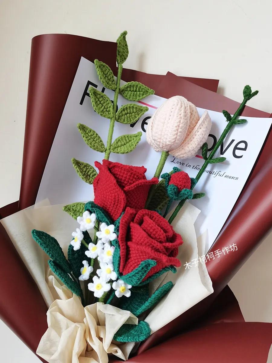 制作情人节玫瑰花束,情人节玫瑰花束最新款图片