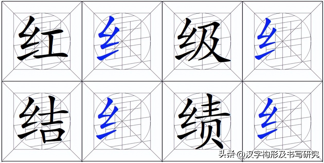 汉字偏旁部首书写规范,偏旁字书写规范