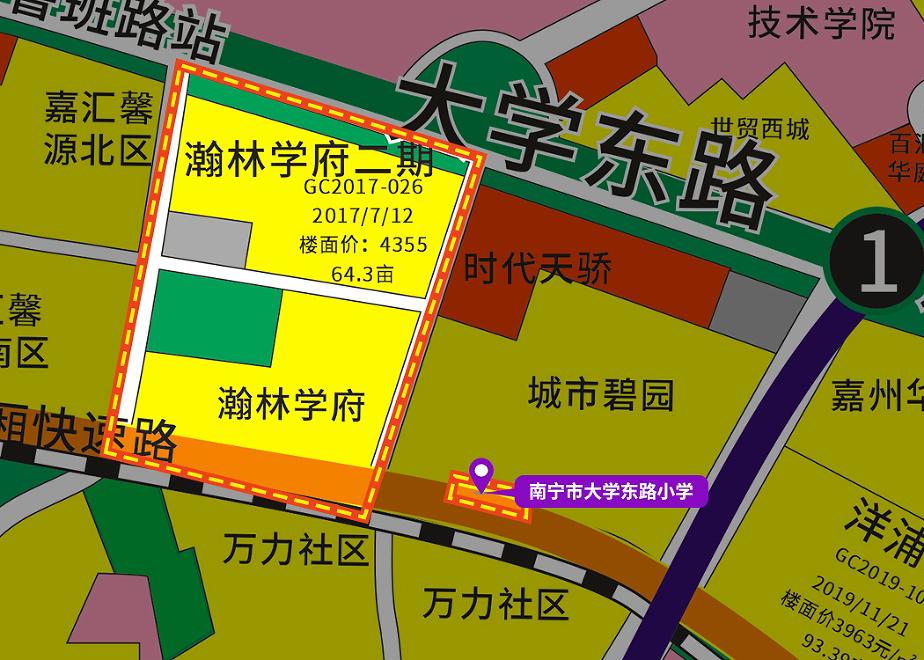 西乡塘区小学地段划分,2021西乡塘区小学划分