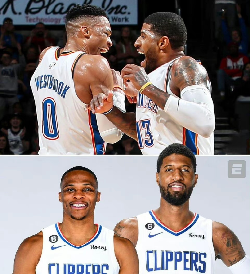 威少和保罗乔治快船,威少来快船保罗乔治