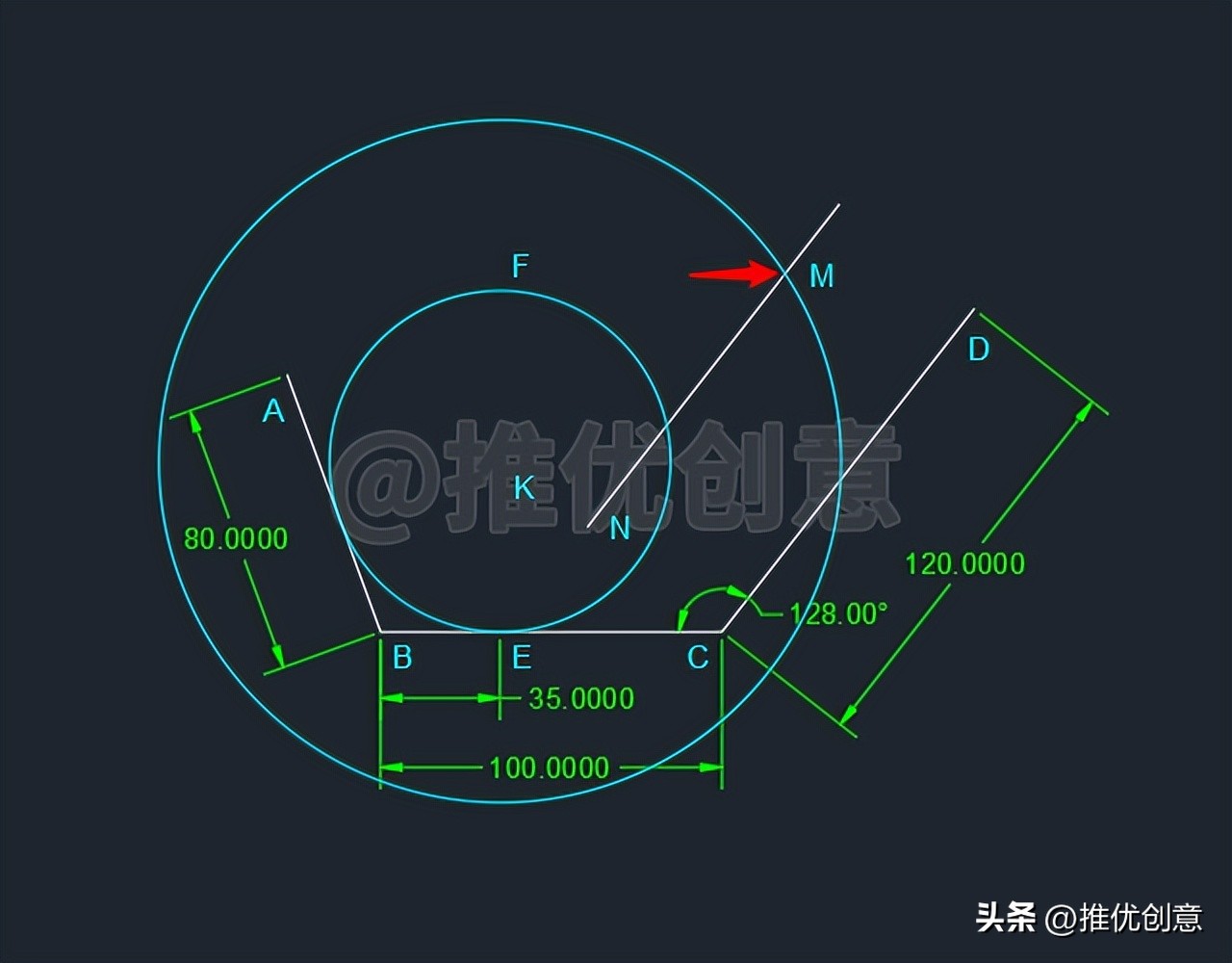 cad基础操作偏移,cad教程偏移操作