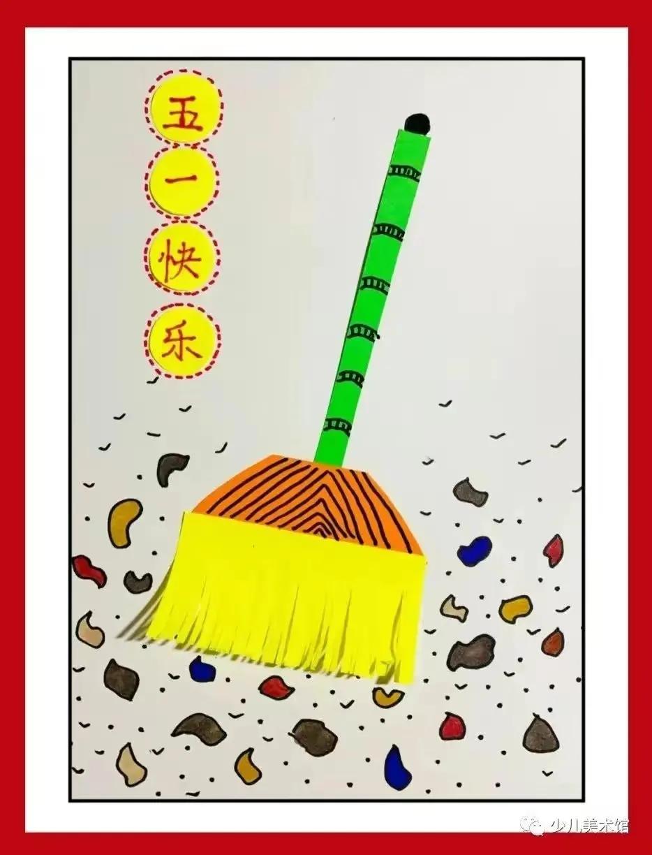 20多款劳动节主题手抄报及儿童绘画作品,假期给娃安排上。