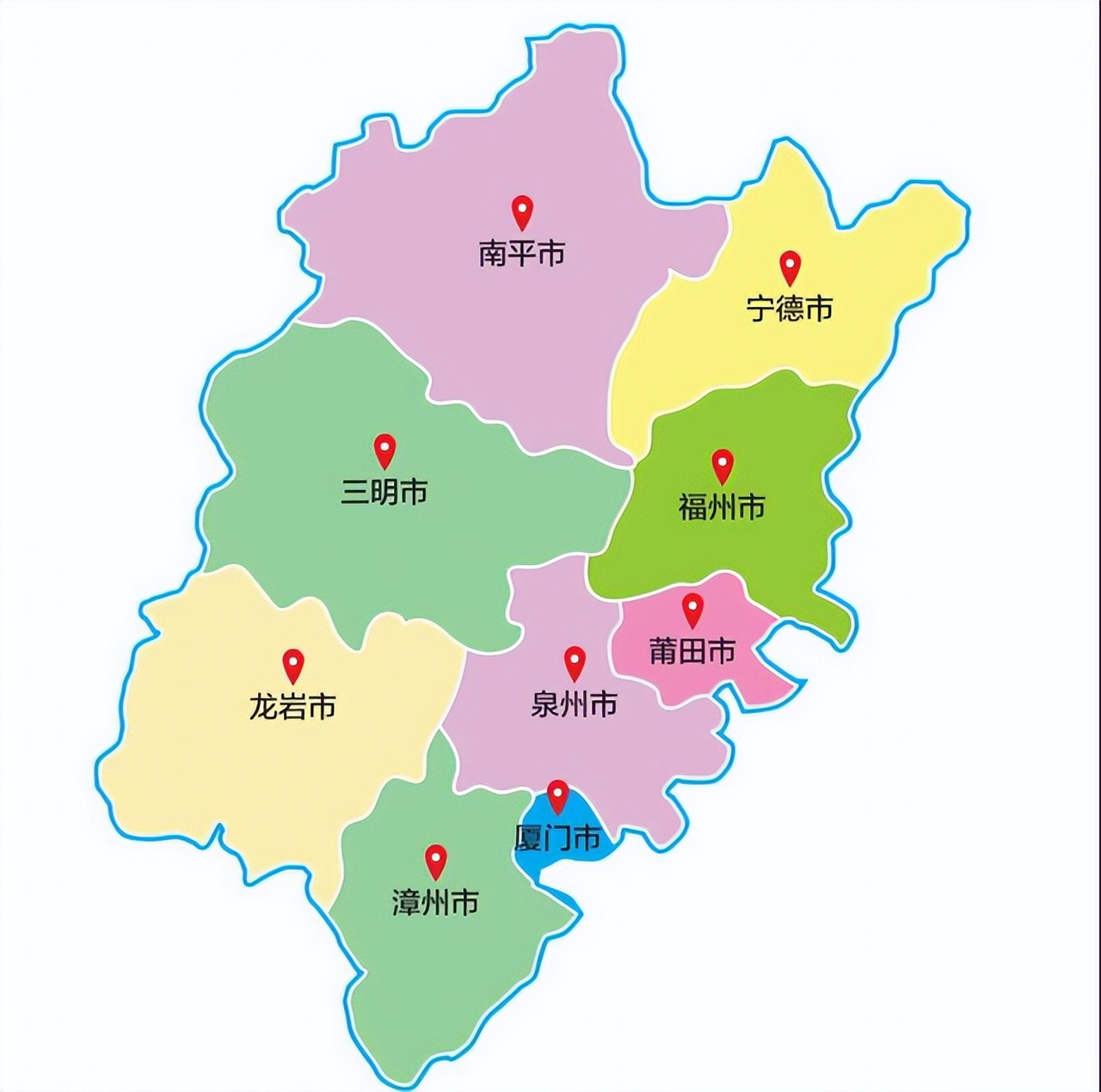 福建厦门市有哪些地区,中国34个省份之浙江篇