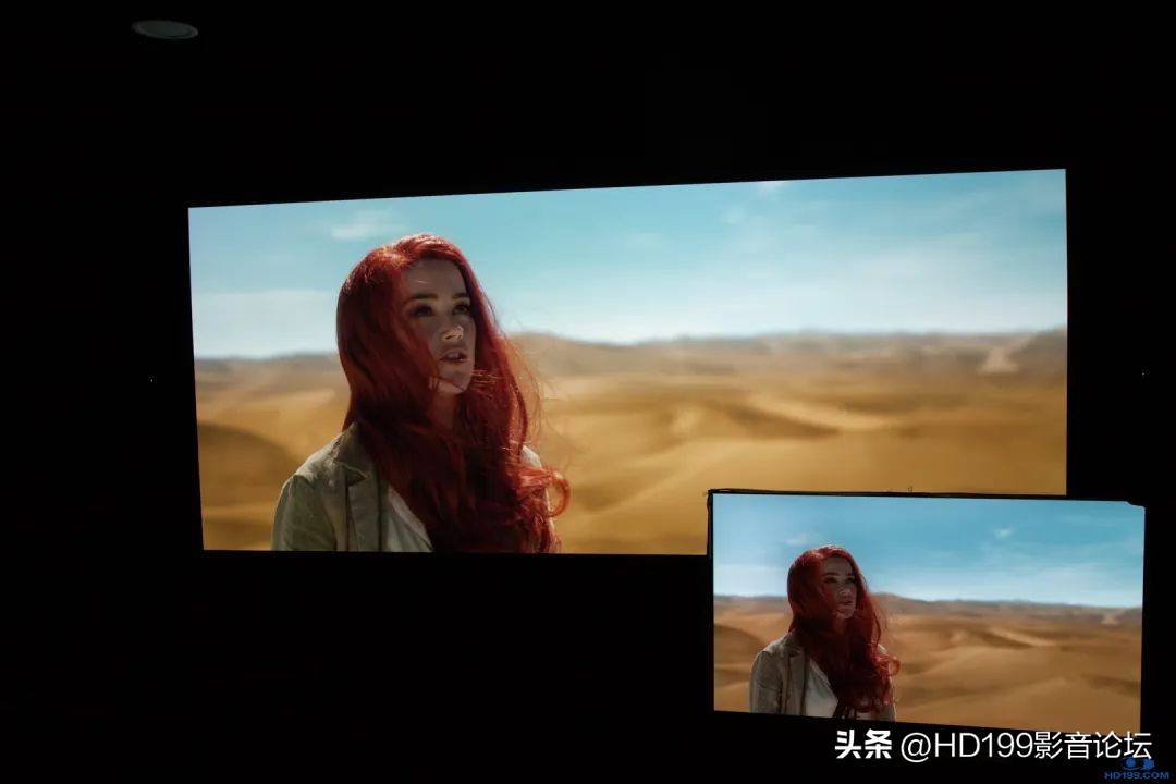 jvcn98和jvcn118实际效果差别大吗,jvcn118配什么幕布