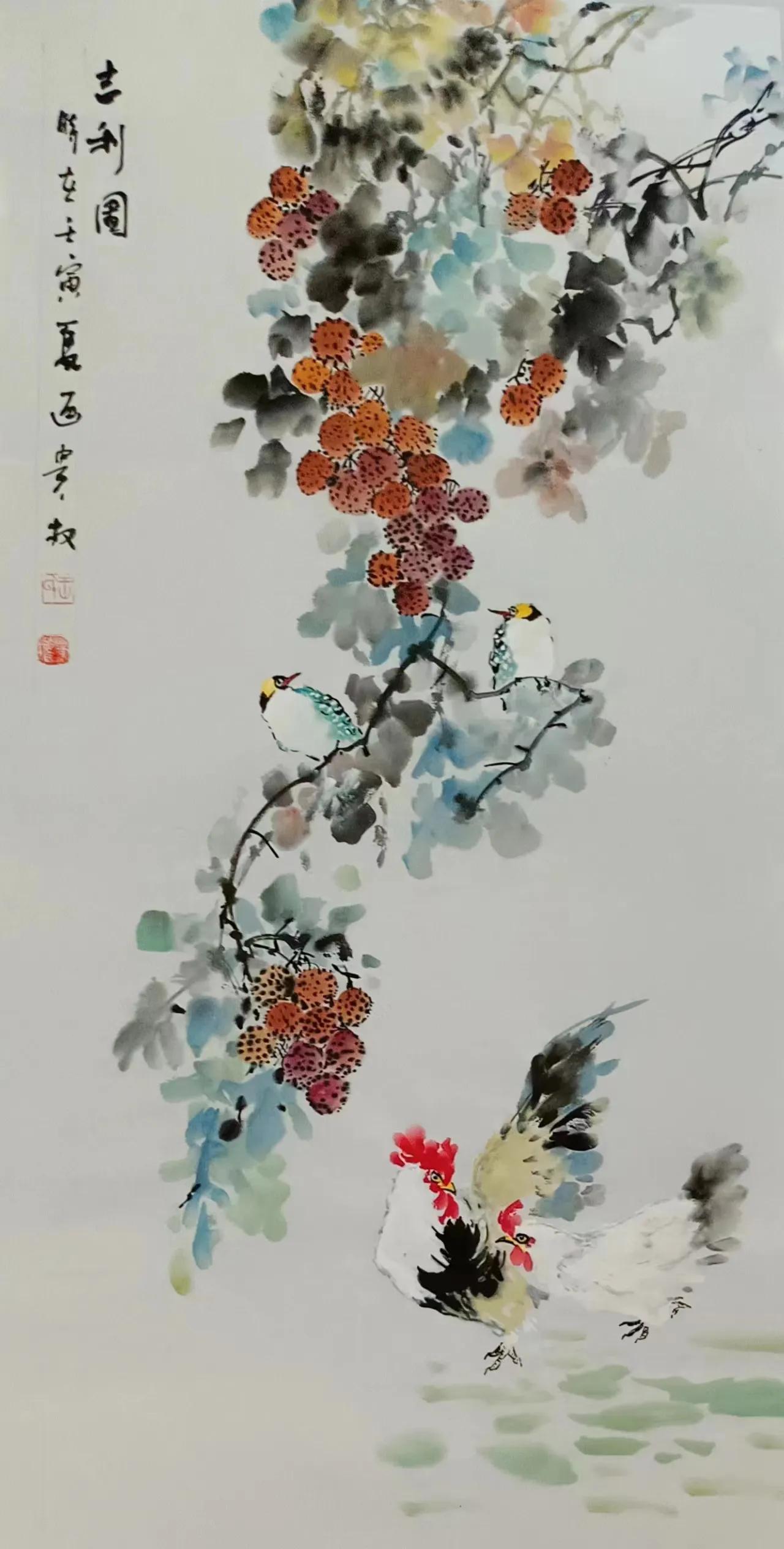 西子畔诗文社0214期，望风扫红妆。亭亭翠影著华章。情入画意舒狂