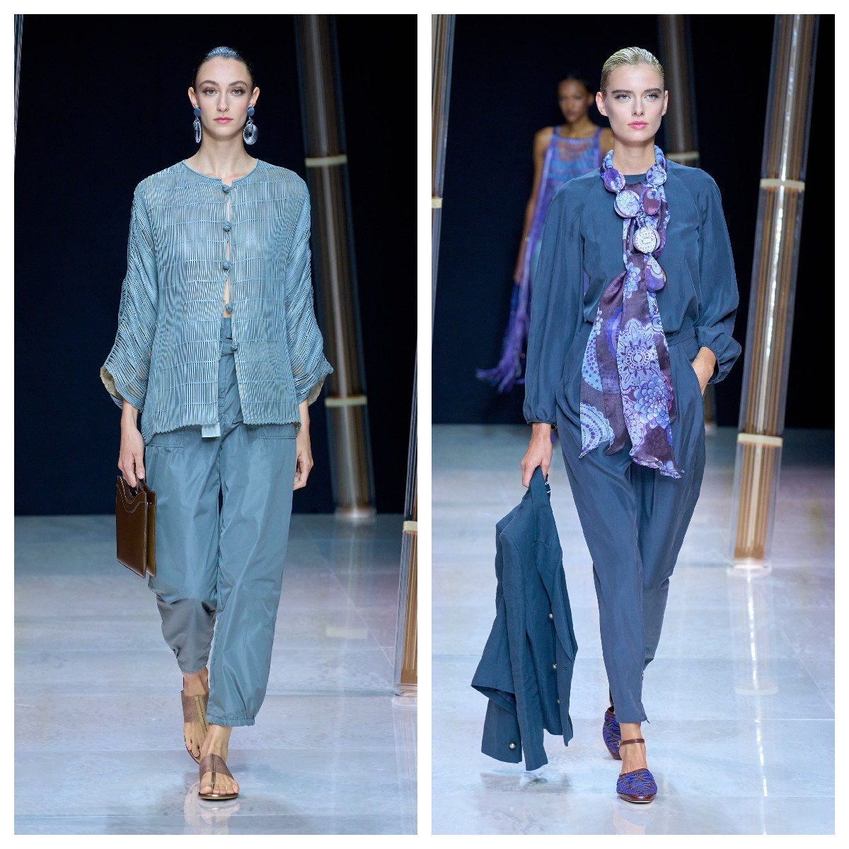 巴黎时装周2023秋冬阿玛尼,阿玛尼armani2022秋冬米兰时装周