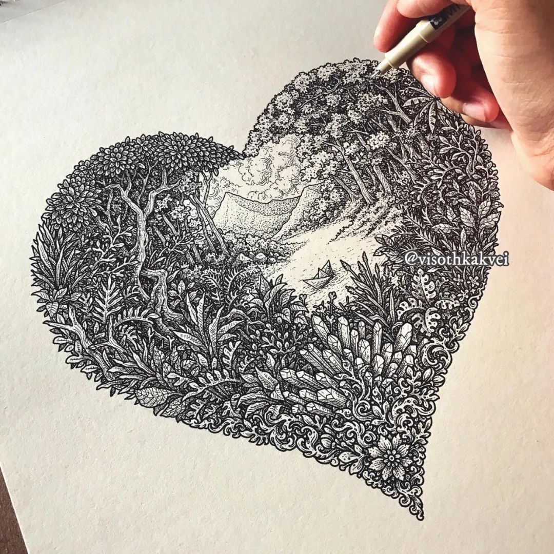 治愈强迫症的画,看了让人强迫症发作的画