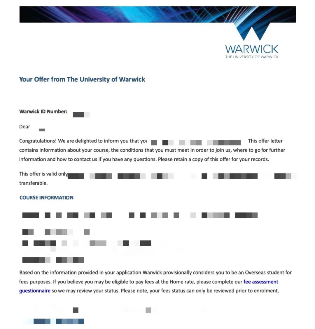 英国王爱曼华案例｜首战DIY失败，专业老师助我拿下华威