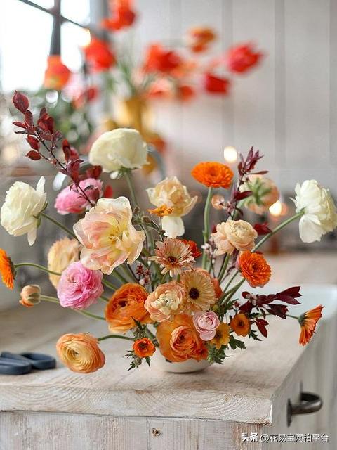 9月份红色好看的花材,颜值高的花束合集