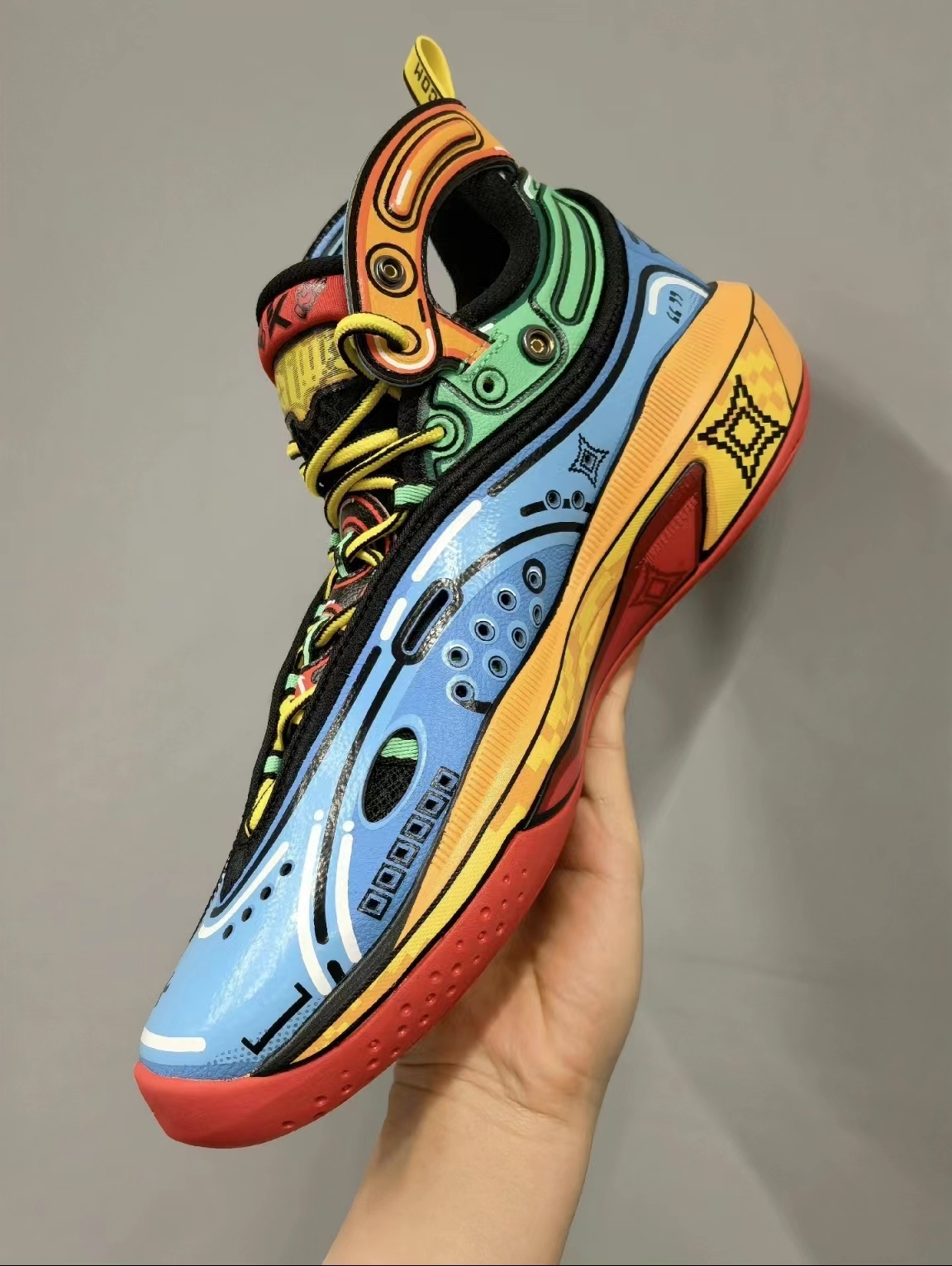 安踏kt8二次元篮球鞋,安踏kt8血金