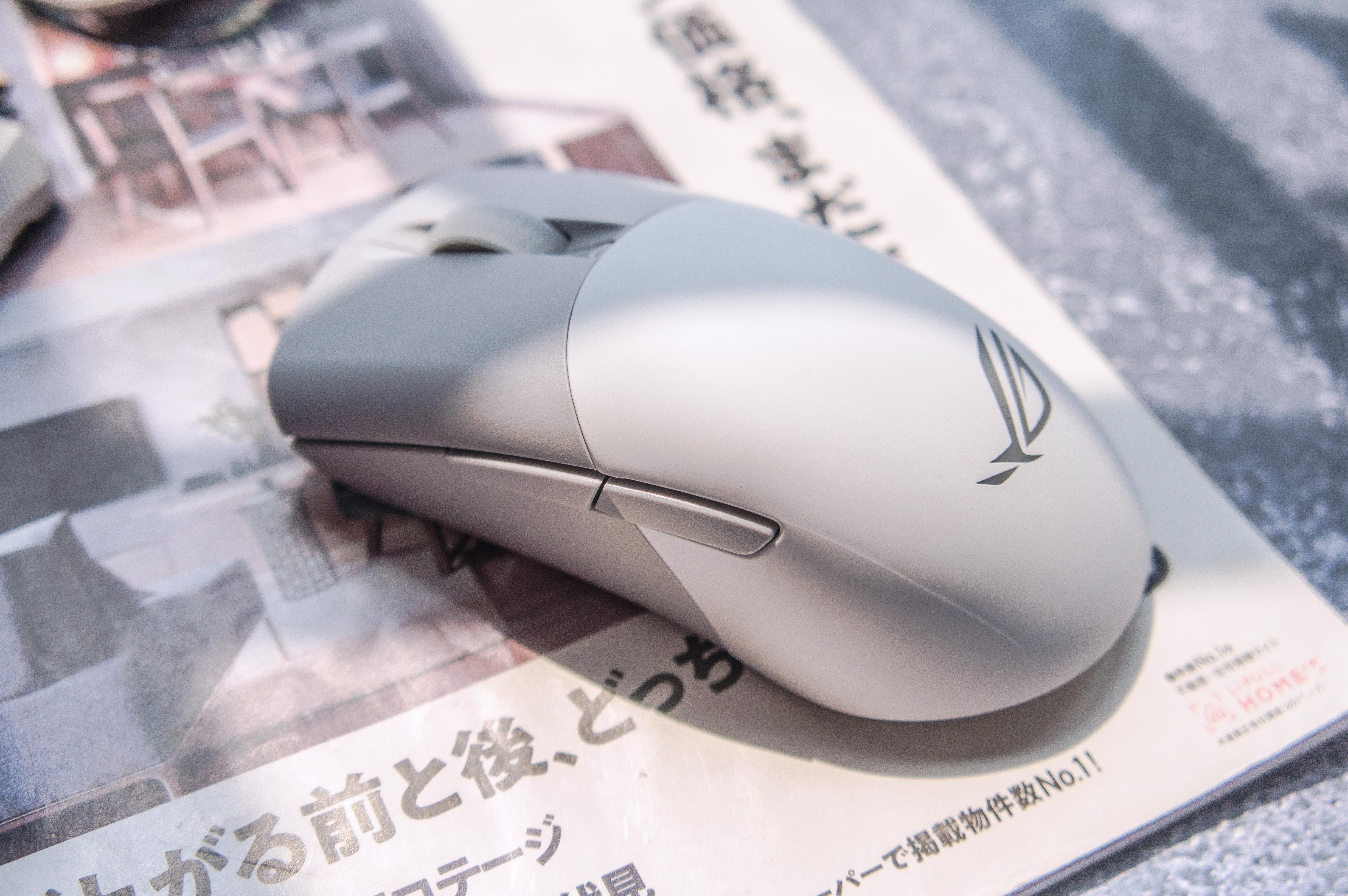 rog月刃无线鼠标评测怎么使用,rog月牙鼠标评测