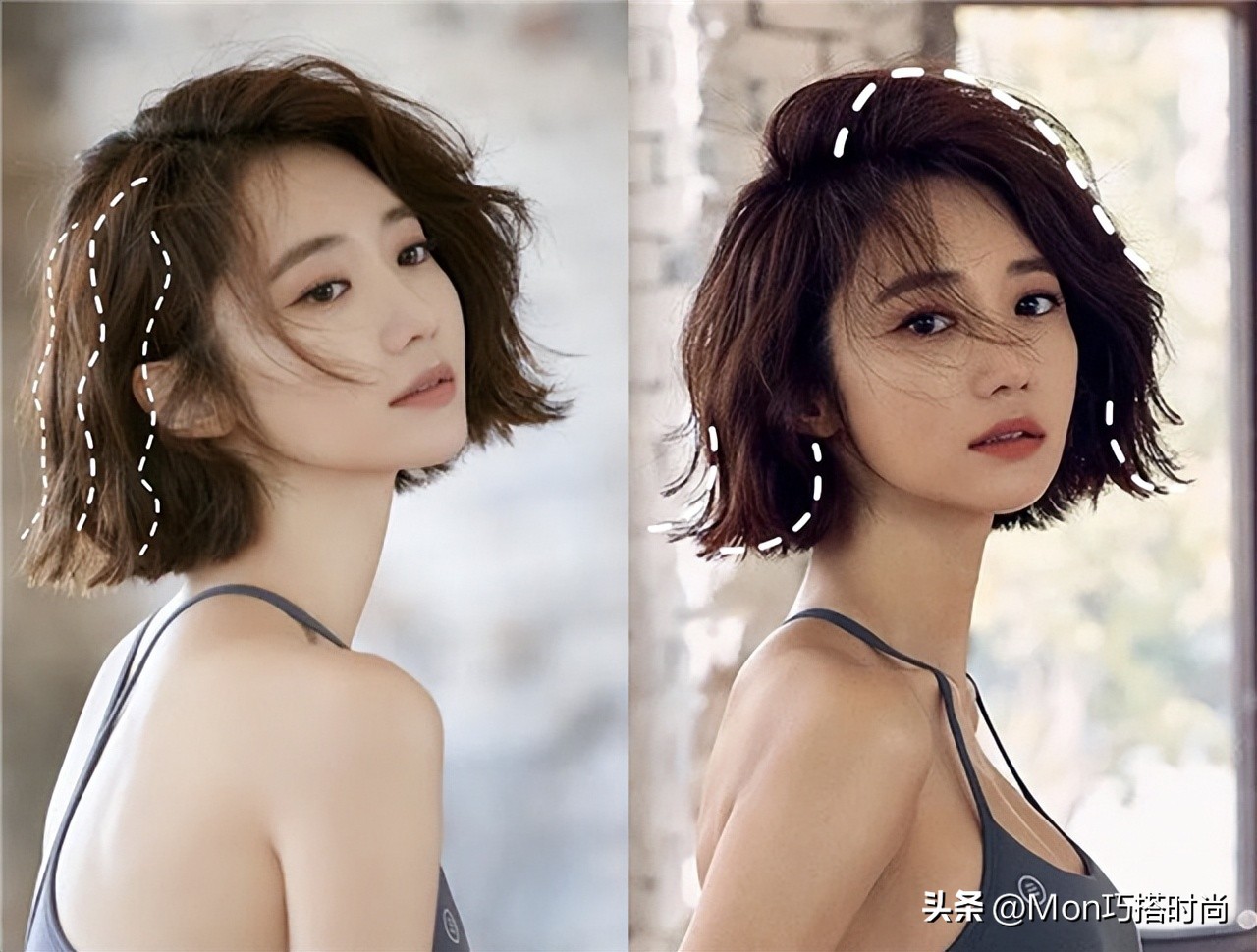 剪短发不要层次,今年最流行的懒人烫减龄发