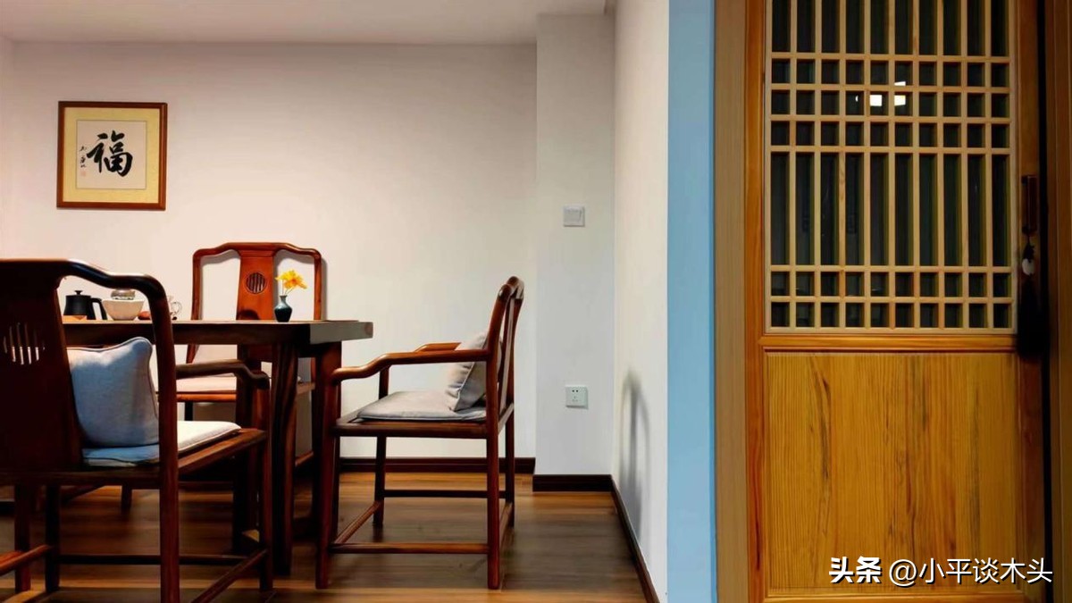 实木大板桌子用什么木头,新中式实木大板桌子