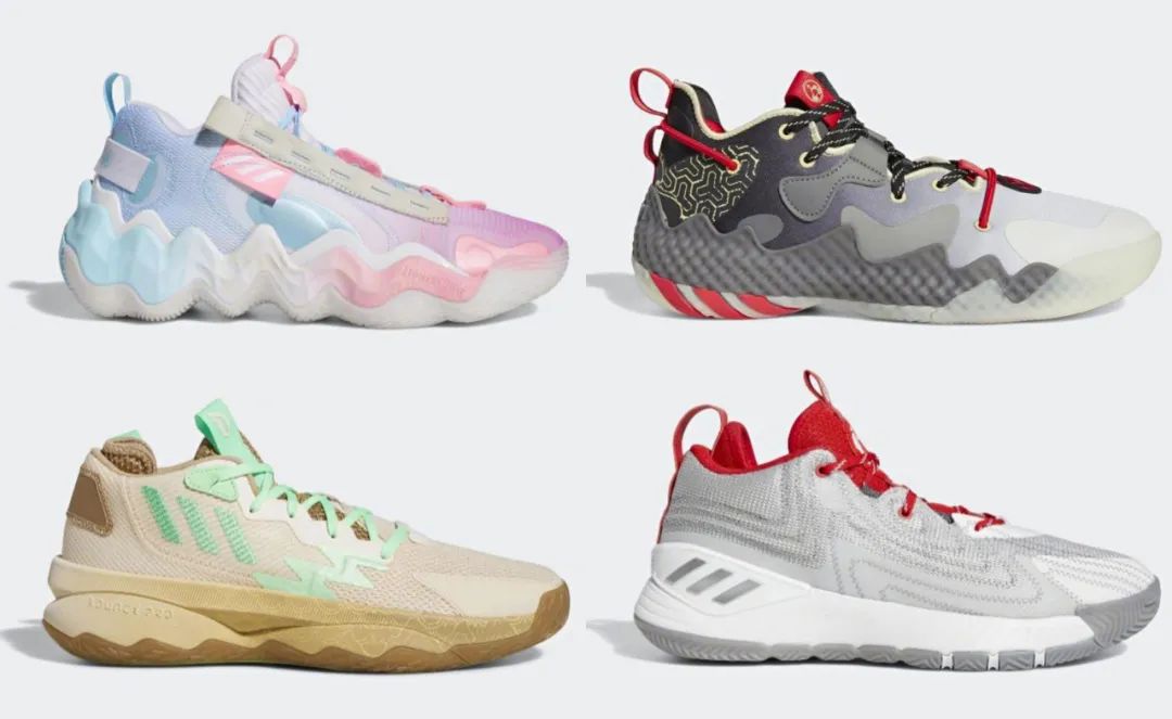 阿迪达斯四百左右板鞋,阿迪四神兽球鞋