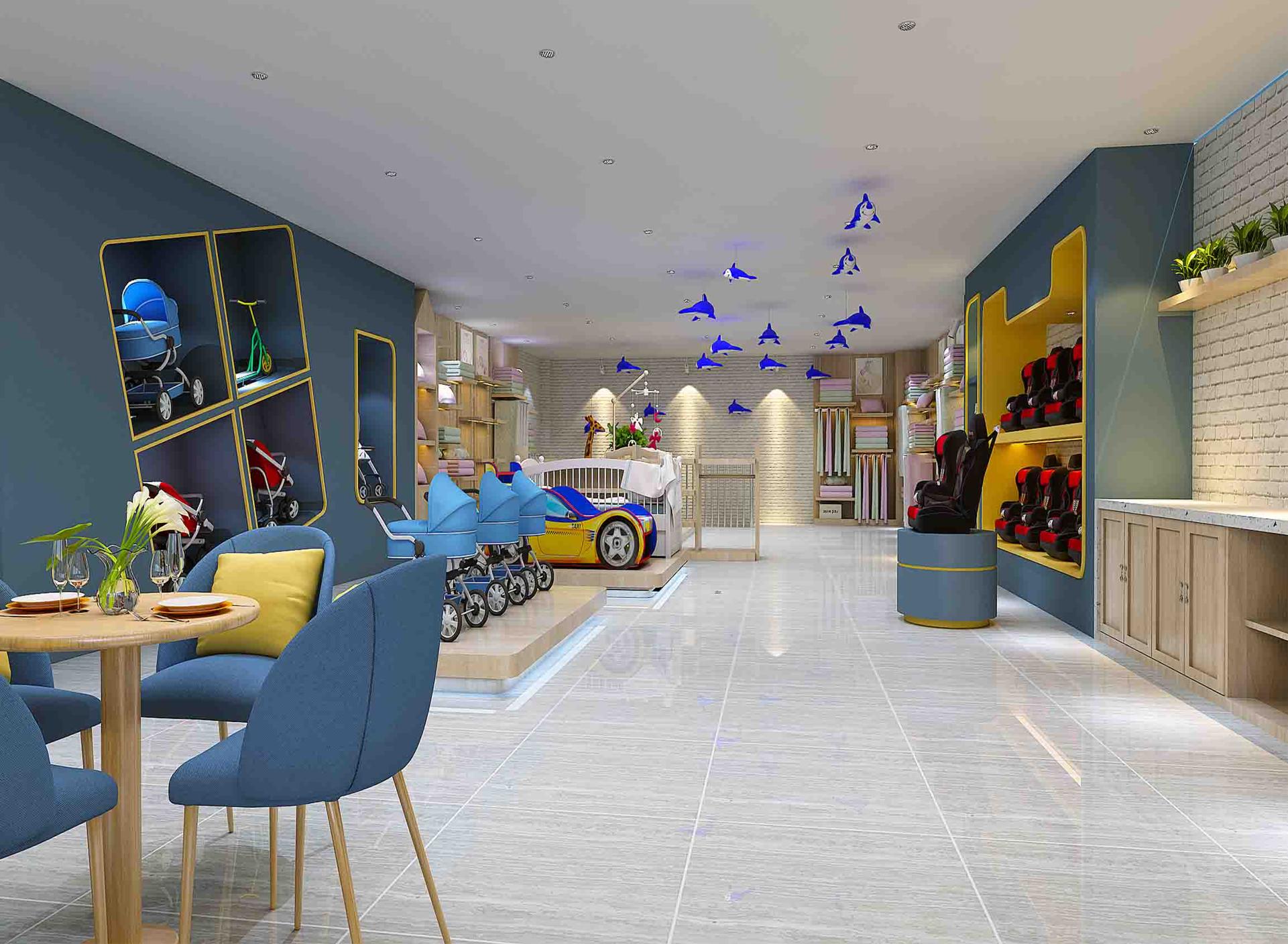 大连专业母婴店装修设计,合肥母婴店装修设计