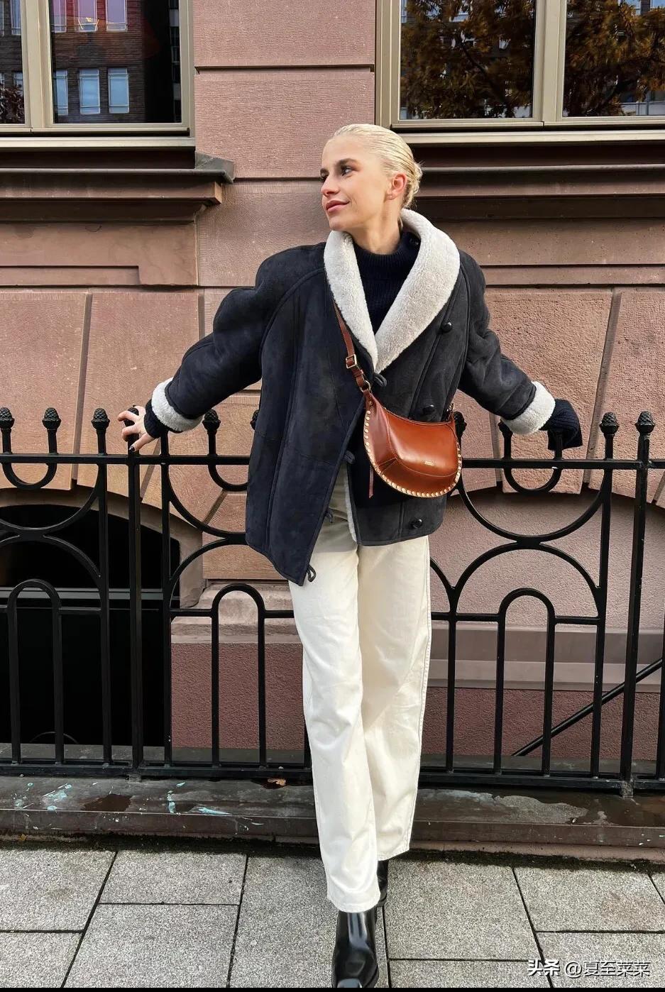 158小个子穿搭博主欧美冬季,穿搭博主inscaroline
