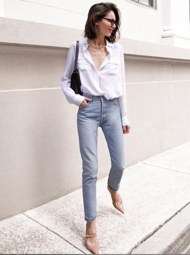 姐妹们蓝色衬衫怎么搭,姐妹装时尚衬衫