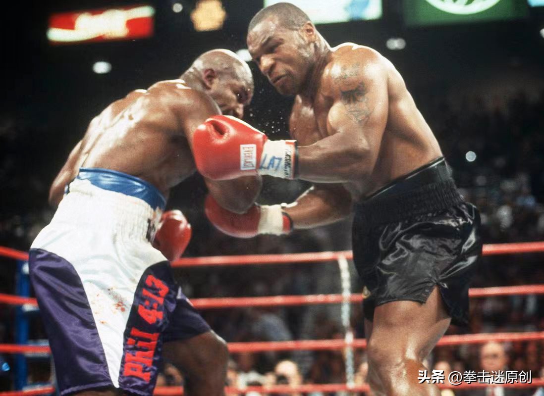 霍利菲尔德被泰森勾拳,霍利菲尔德跟泰森打过吗