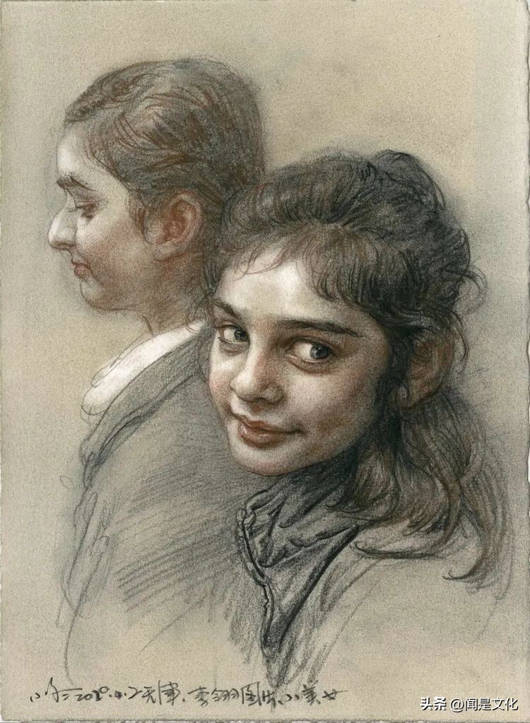 天津美院教授于小冬速写,于小冬美院速写图文