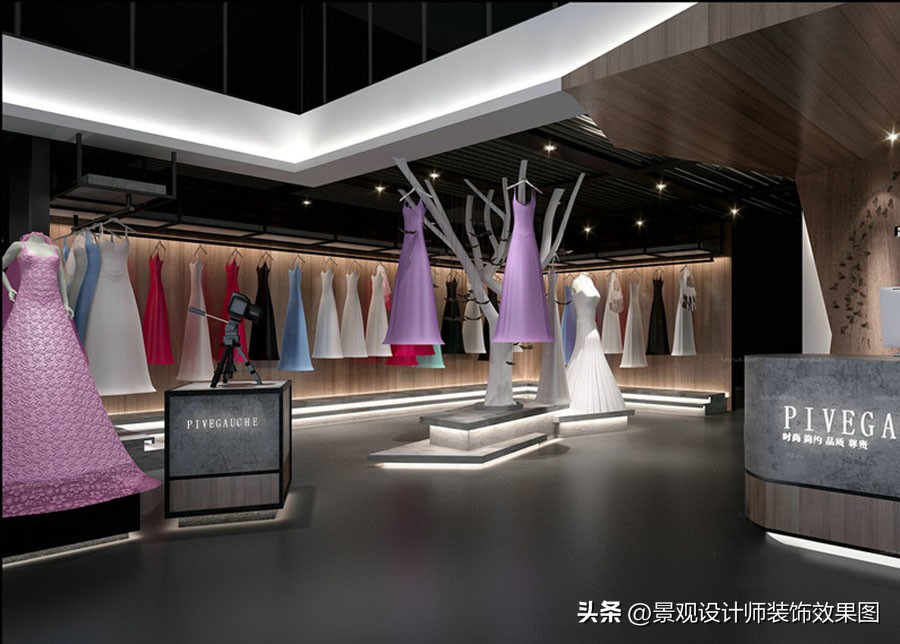 婚纱店灯光设计找谁设计,婚纱店设计空间布局