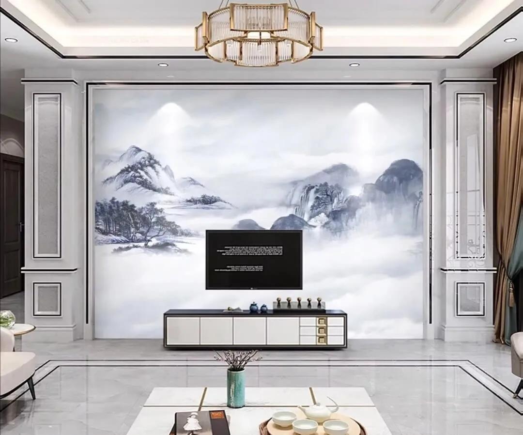 30款客厅背景墙效果图,客厅电视背景墙布