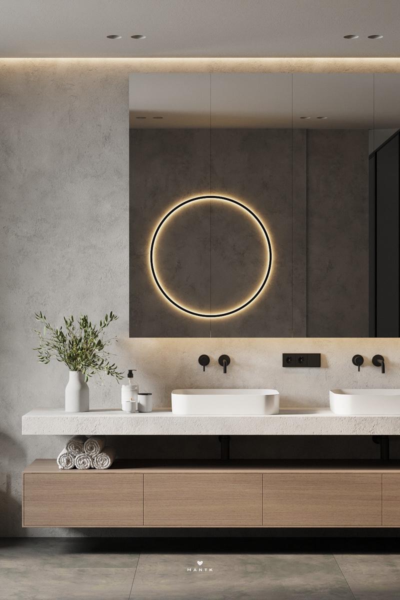 浴室设计现代轻奢风品质生活必备,有意识和极简主义的浴室设计